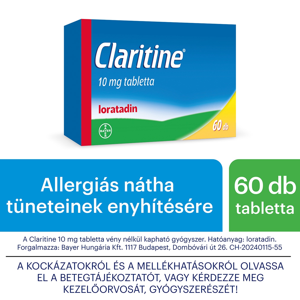 Claritine 60db 3D balos